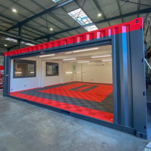 Garage préfabriqué en conteneurs